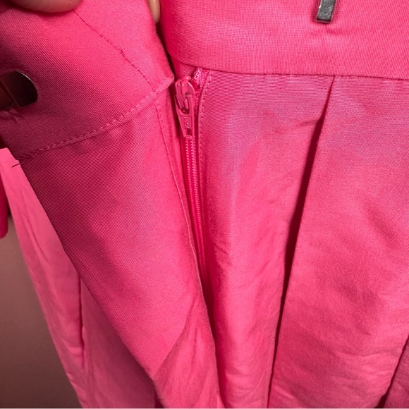 J. Crew Collection Wide leg jumpsuit in bright dahlia size 2 culottes - Picture 10 of 15